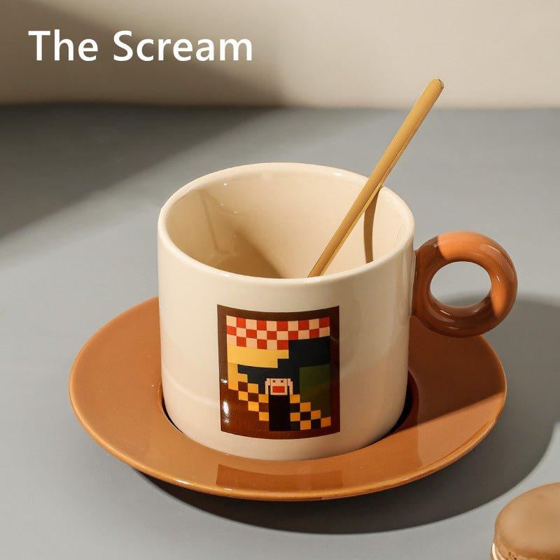 Ceramic Mosaic Art Themed Coffee Cup Sets - MASU