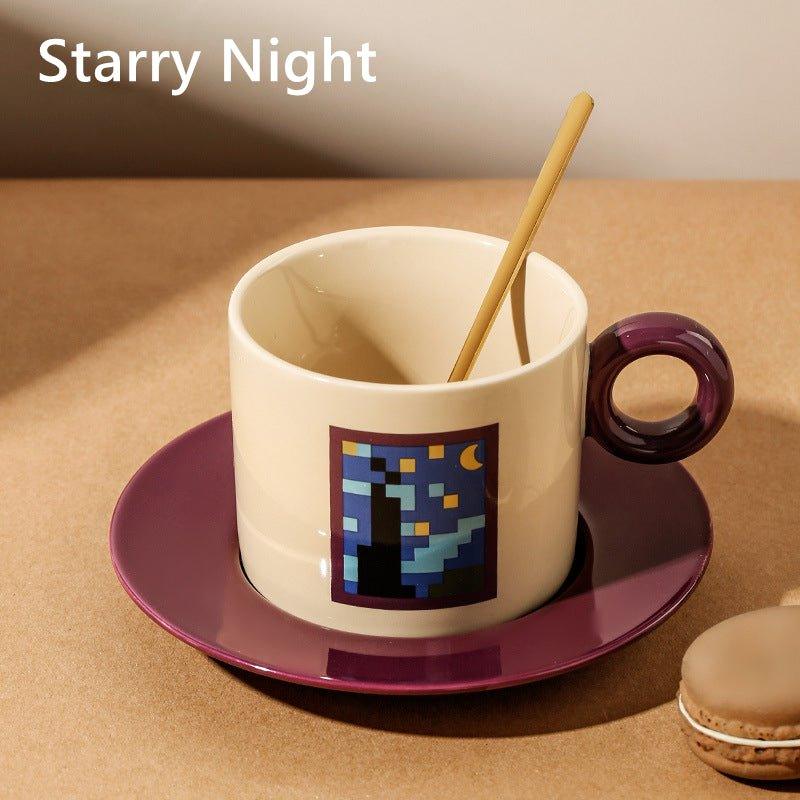 Ceramic Mosaic Art Themed Coffee Cup Sets - MASU
