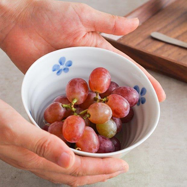 Japanese Handcrafted Arita Ware Ceramic Gradient Ombré Conical Bowls - MASU