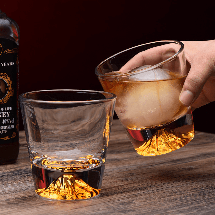 Japanese Mount Fuji Whisky Glass Sets - MASU