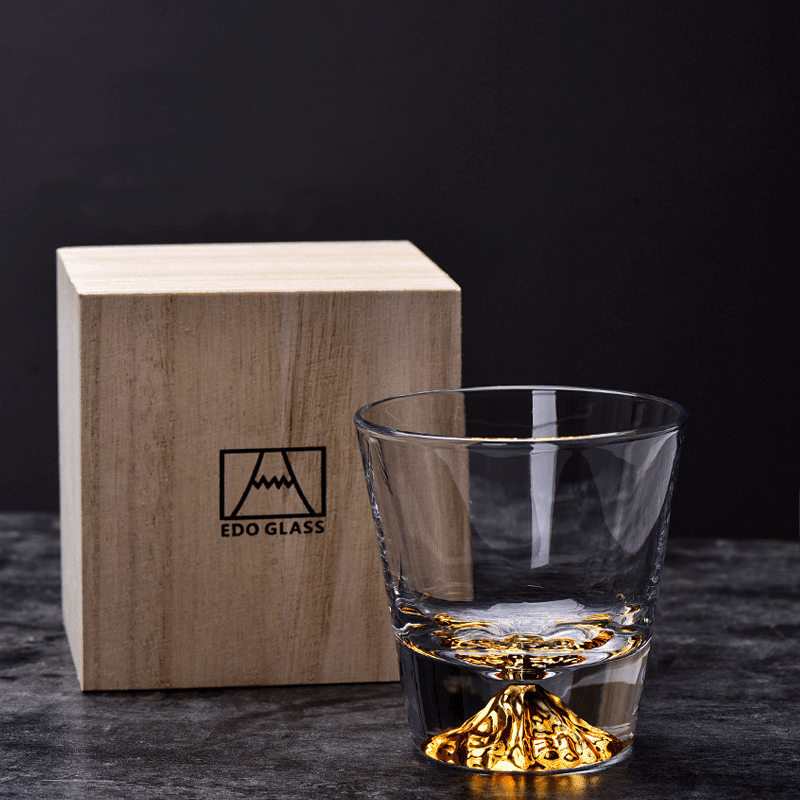 Japanese Mount Fuji Whisky Glass Sets - MASU