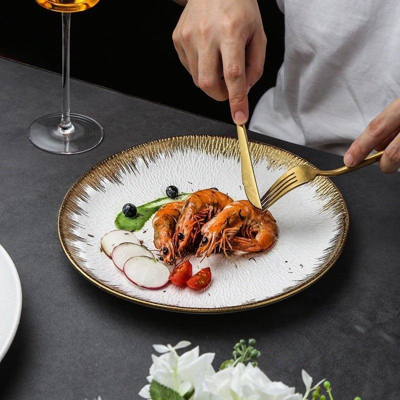 Matte Ceramic Rounded Serving Plates - MASU