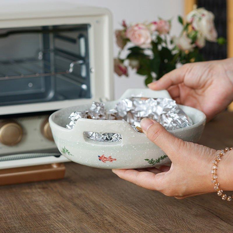 Japanese Handcrafted Ceramic Goldfish Baking Plates - MASU