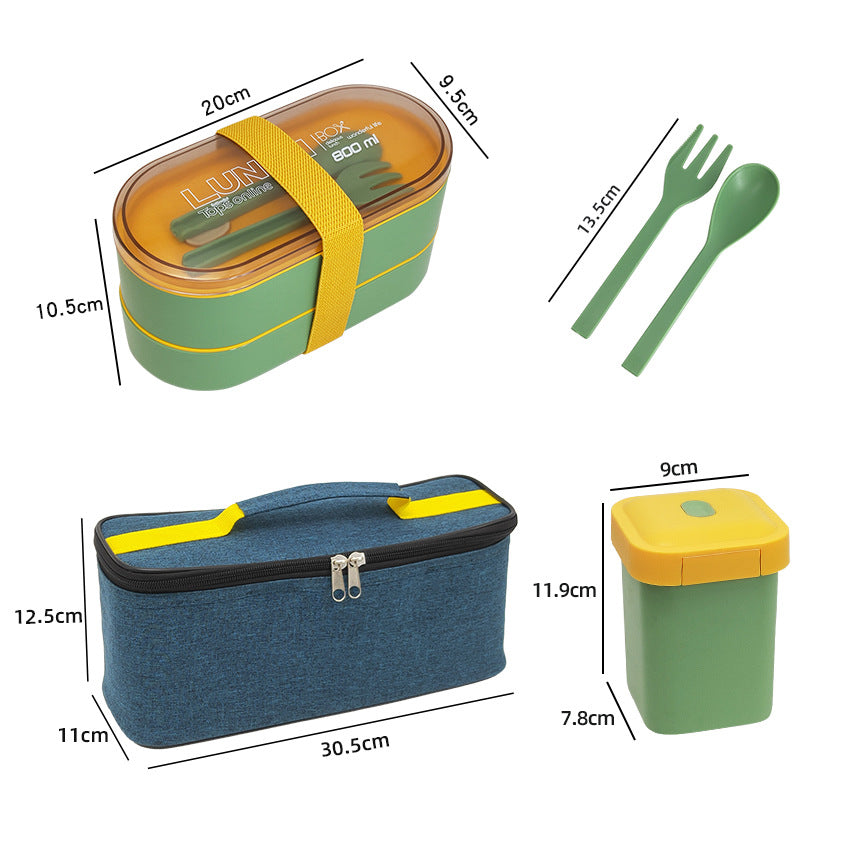 Double Layered Outdoor Bento Box Sets - MASU