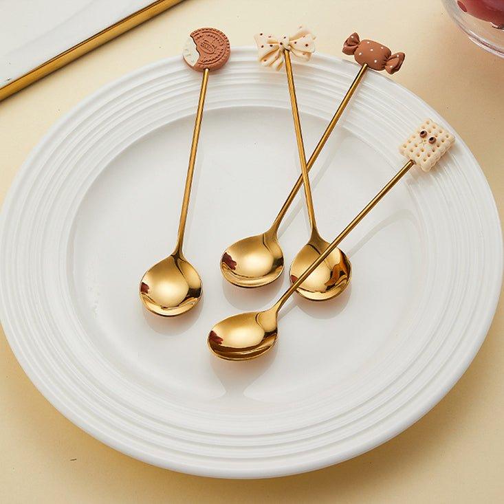 Golden Themed Coffee Stirrer Gift Sets - MASU