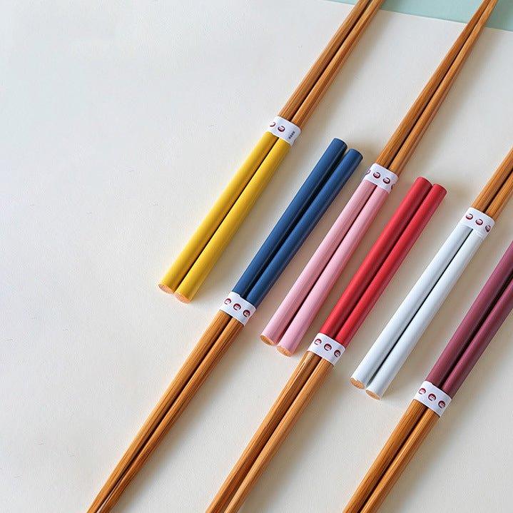 Multi-Colors Japanese Bamboo Chopsticks Sets - MASU