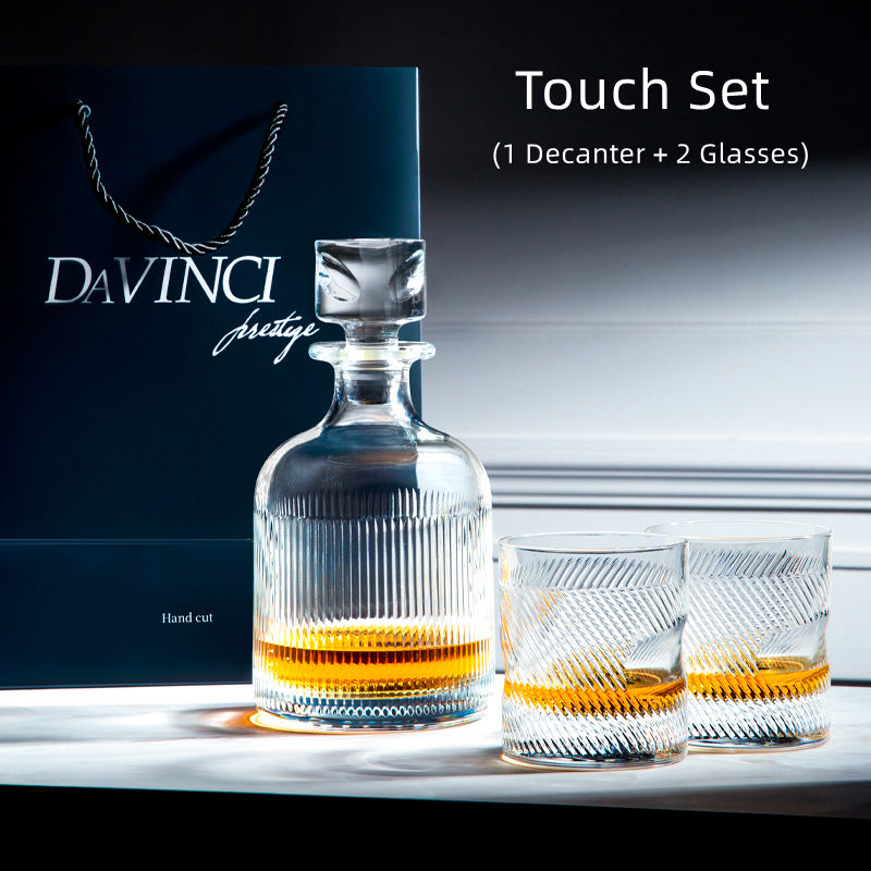 Davinci Italian Whisky Glasses With Decanter Sets - MASU