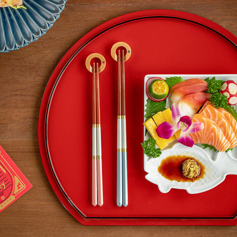 ISHIDA Japanese Wedding Gift Set Handcrafted Chopsticks - MASU