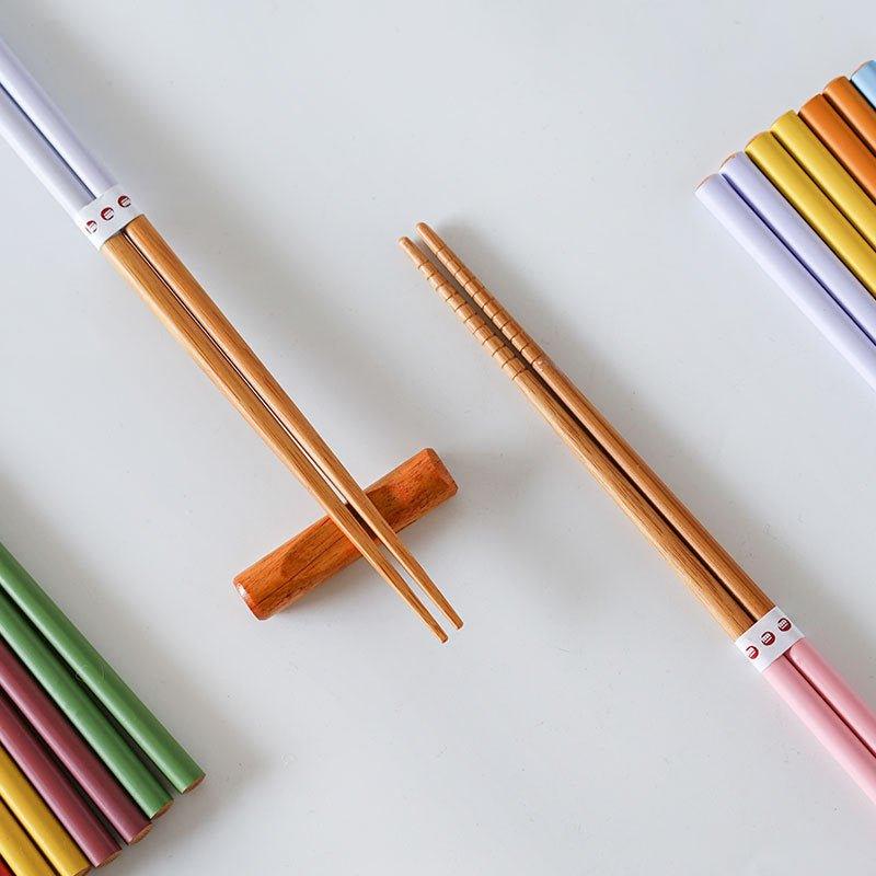 Multi-Colors Japanese Bamboo Chopsticks Sets - MASU