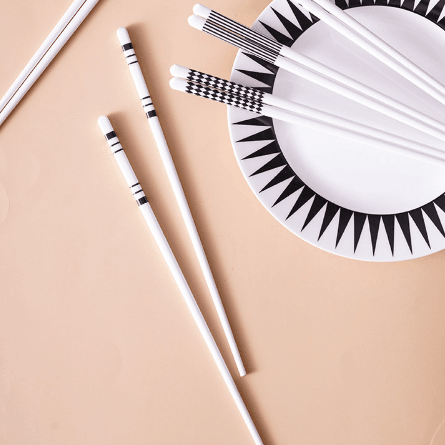 Oriental Ceramic Utensil Set With Shamoji (Rice Paddle) - MASU