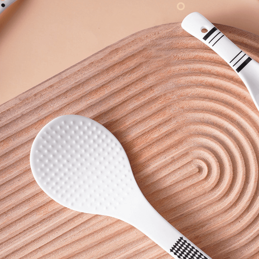 Oriental Ceramic Utensil Set With Shamoji (Rice Paddle) - MASU