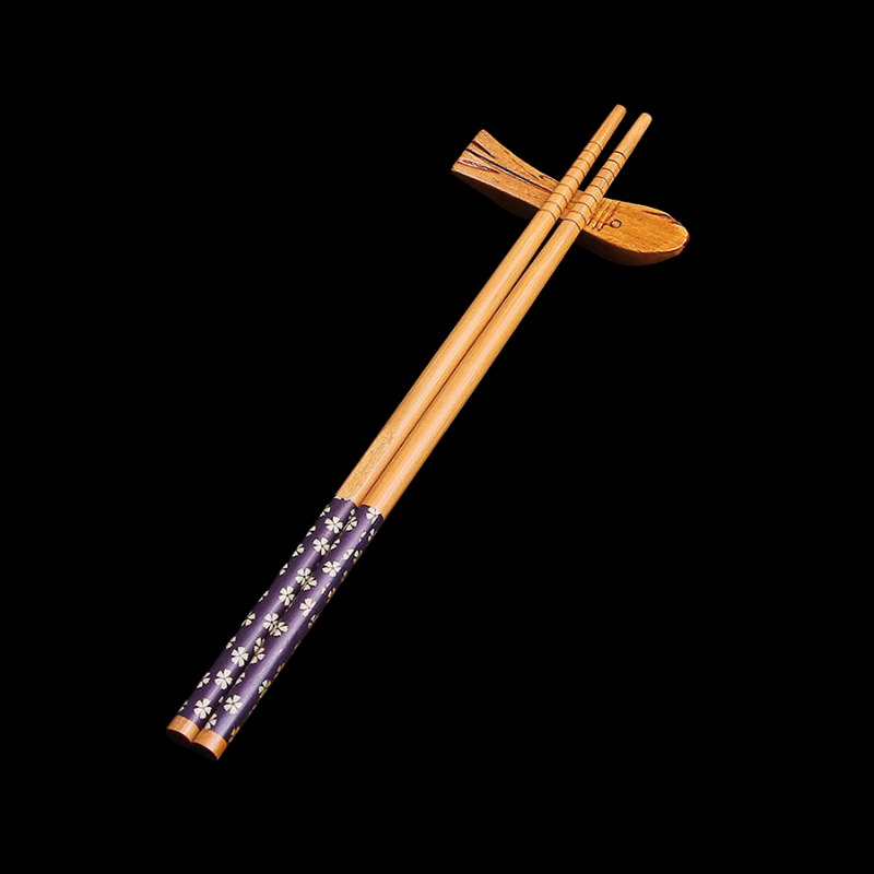 Japanese Handcrafted Sakura Bamboo Chopsticks Set - MASU