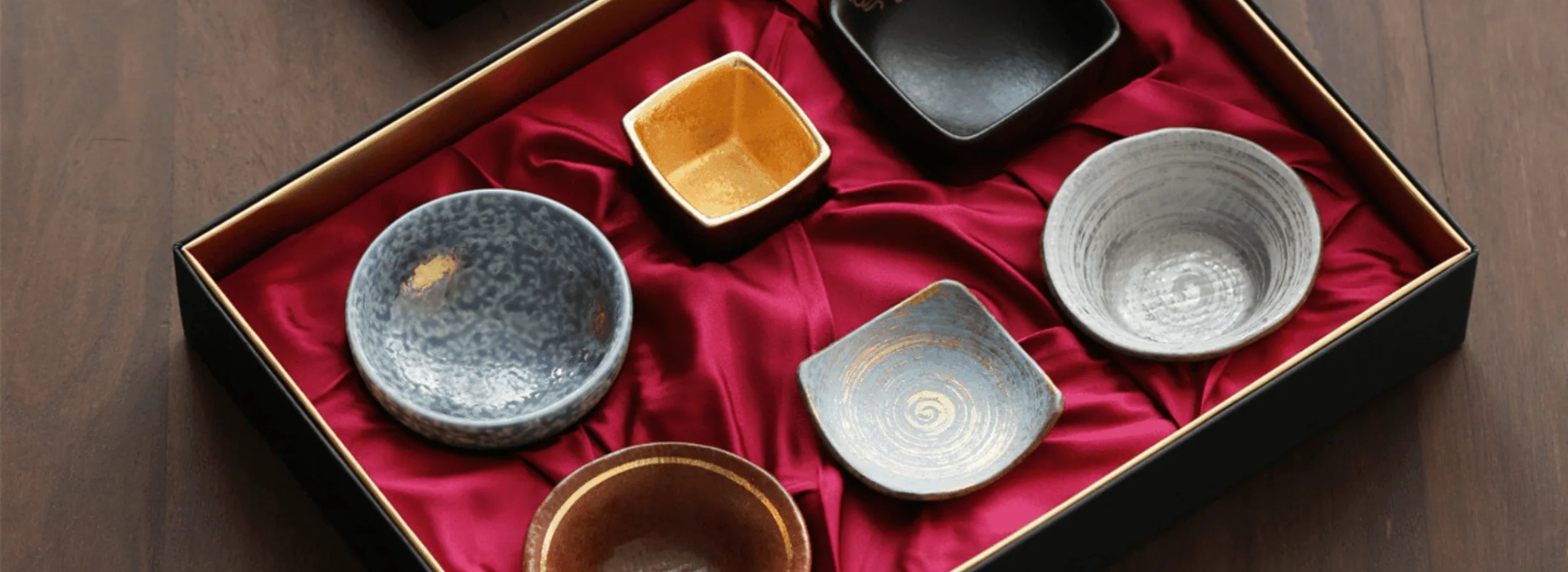 Touetsugama Japanese handcrafted sake cups