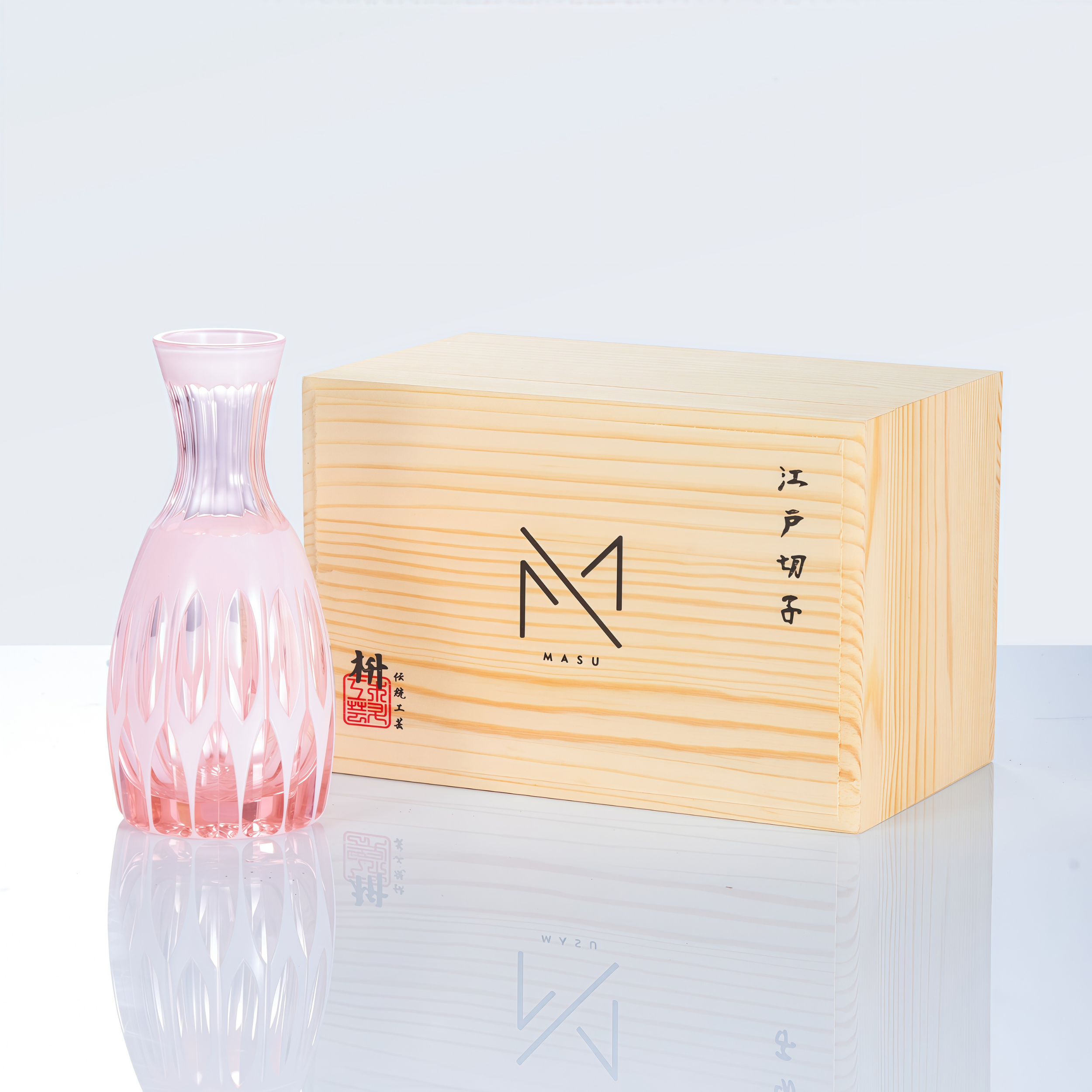 Edo Kiriko Handcrafted Komari Sake Collection