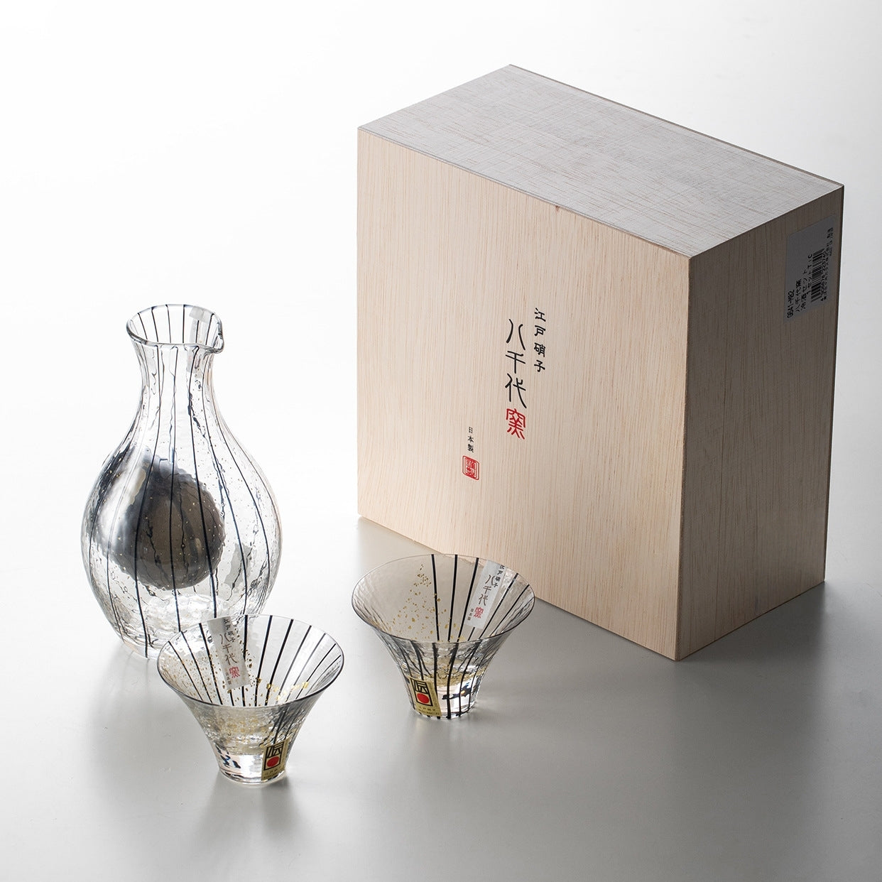 Toyo-Sasaki Kurotama Gold Foil Cold Sake Set