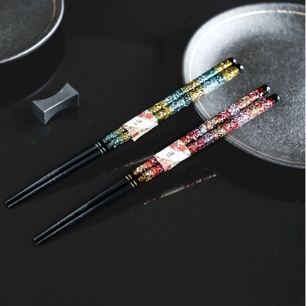 Japanese Handcrafted Starry Night Wooden Chopsticks - MASU