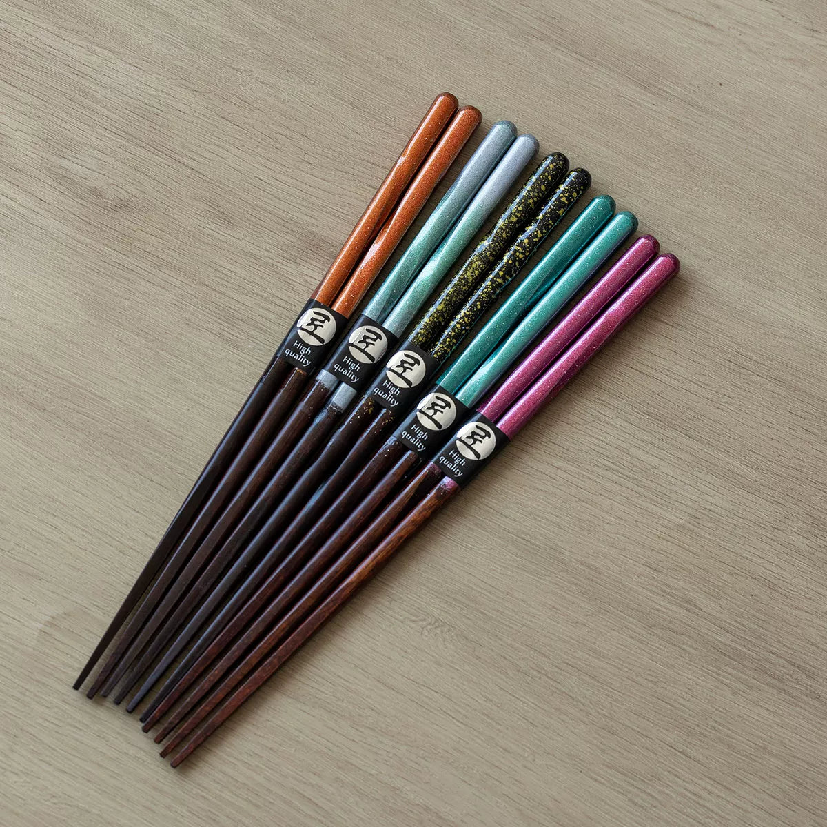 Ginga Handcrafted Natural Wood Chopsticks Collection