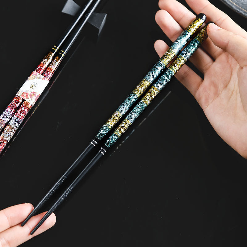 Japanese Handcrafted Starry Night Wooden Chopsticks - MASU