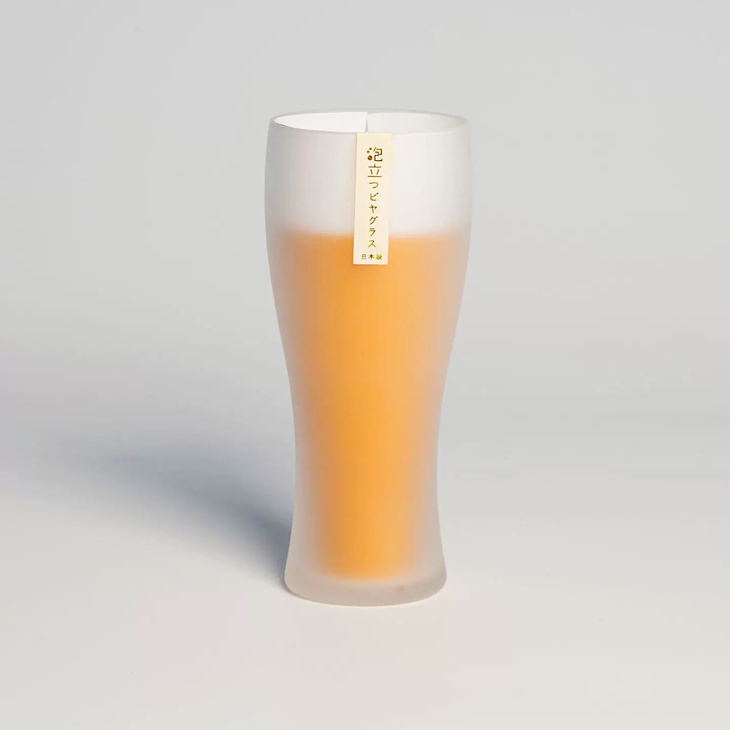 Vaso de cerveza Kumogiri esmerilado Toyo-Sasaki