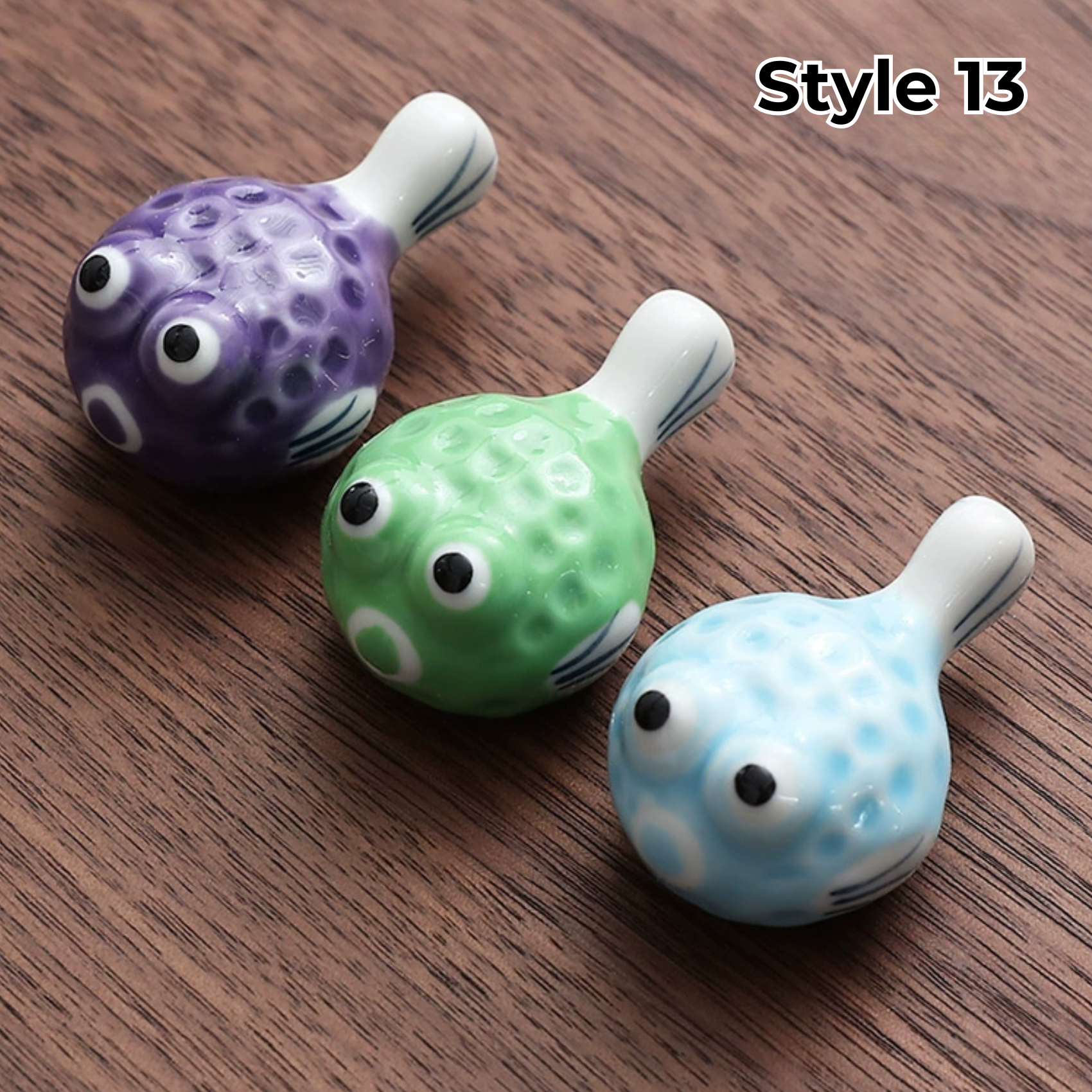 Animal & Fruit Handcrafted Ceramic Chopstick Rests Collection