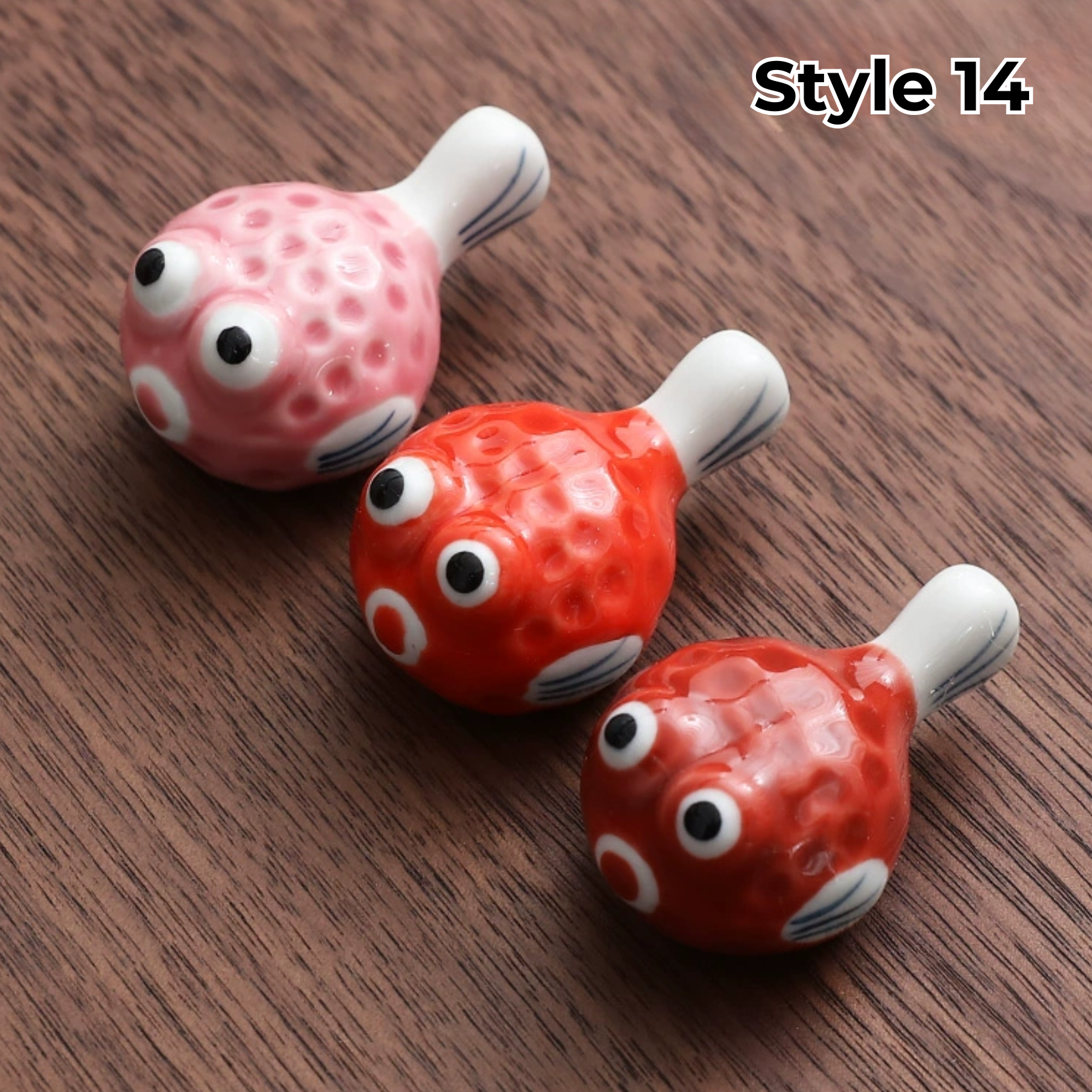 Animal & Fruit Handcrafted Ceramic Chopstick Rests Collection