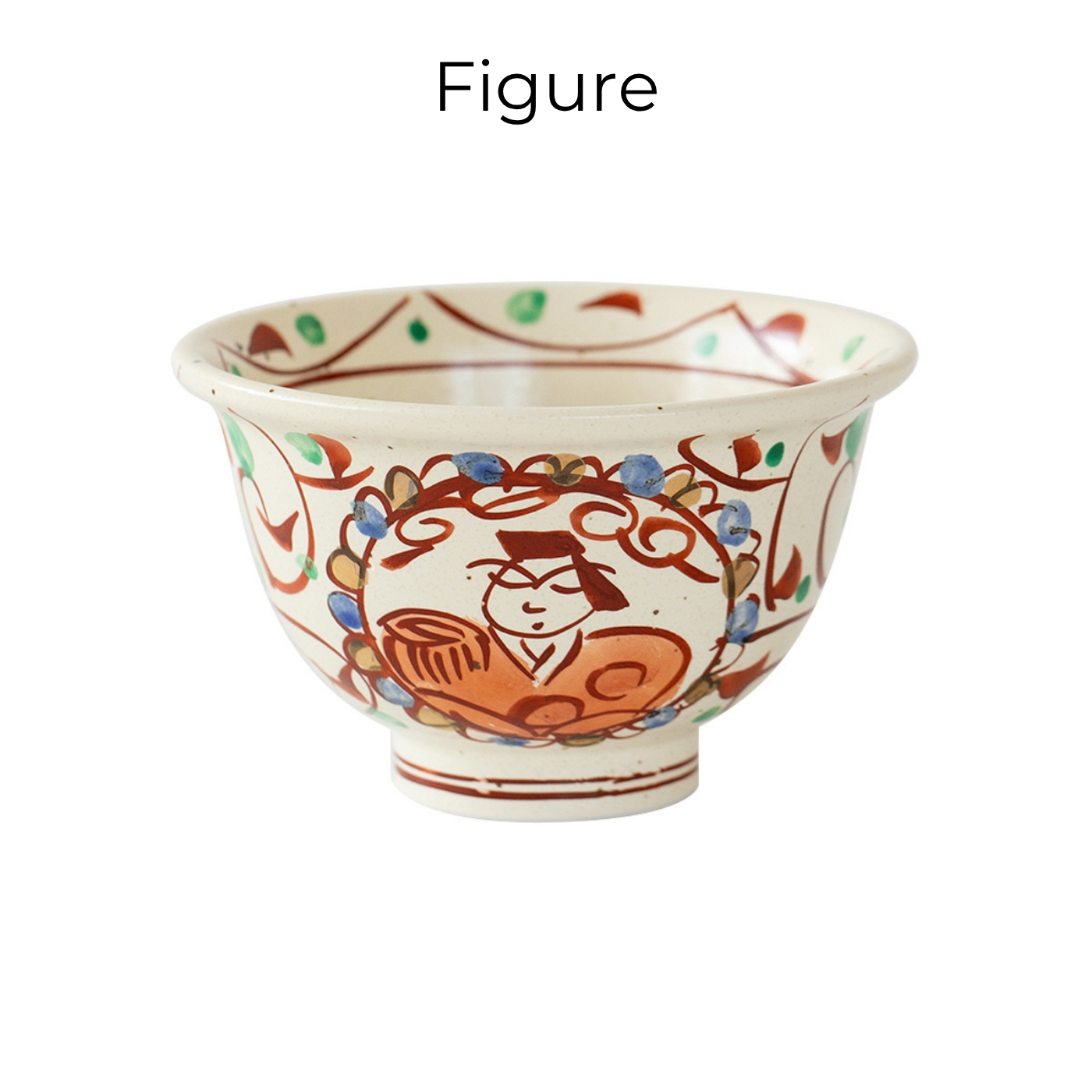Seto Ware Handcrafted Akae Ceramic Rice Bowl Collection