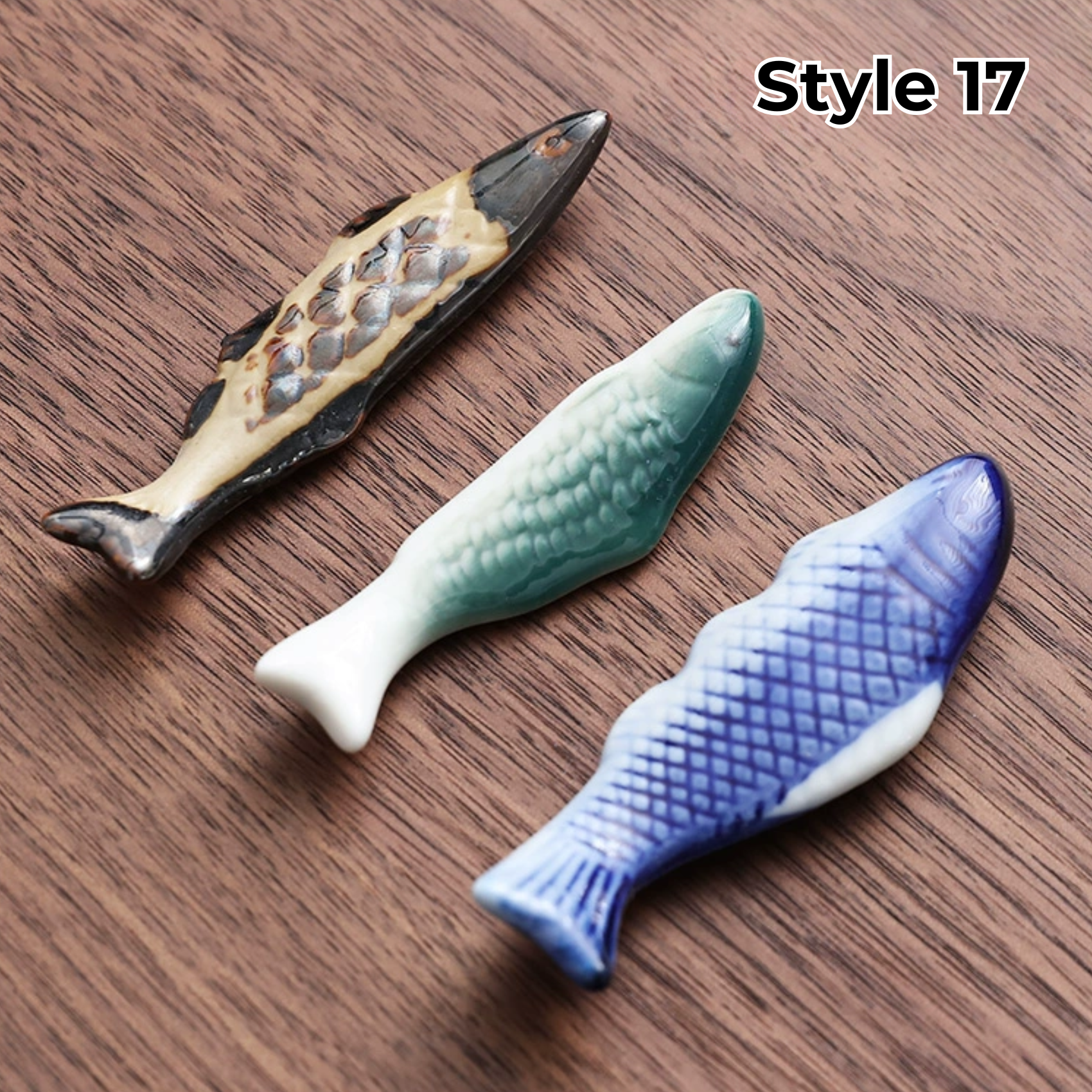 Animal & Fruit Handcrafted Ceramic Chopstick Rests Collection