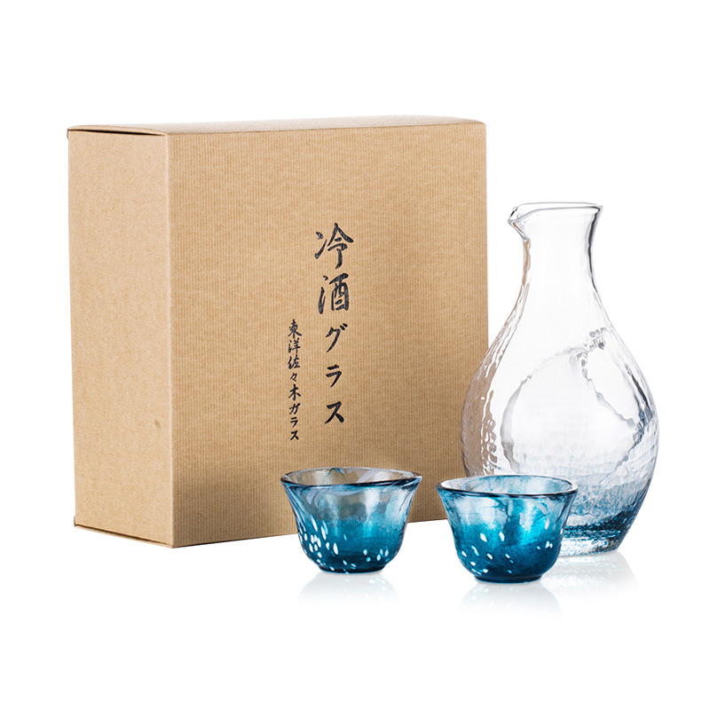 Toyo Sasaki Sapphire Cold Sake Set