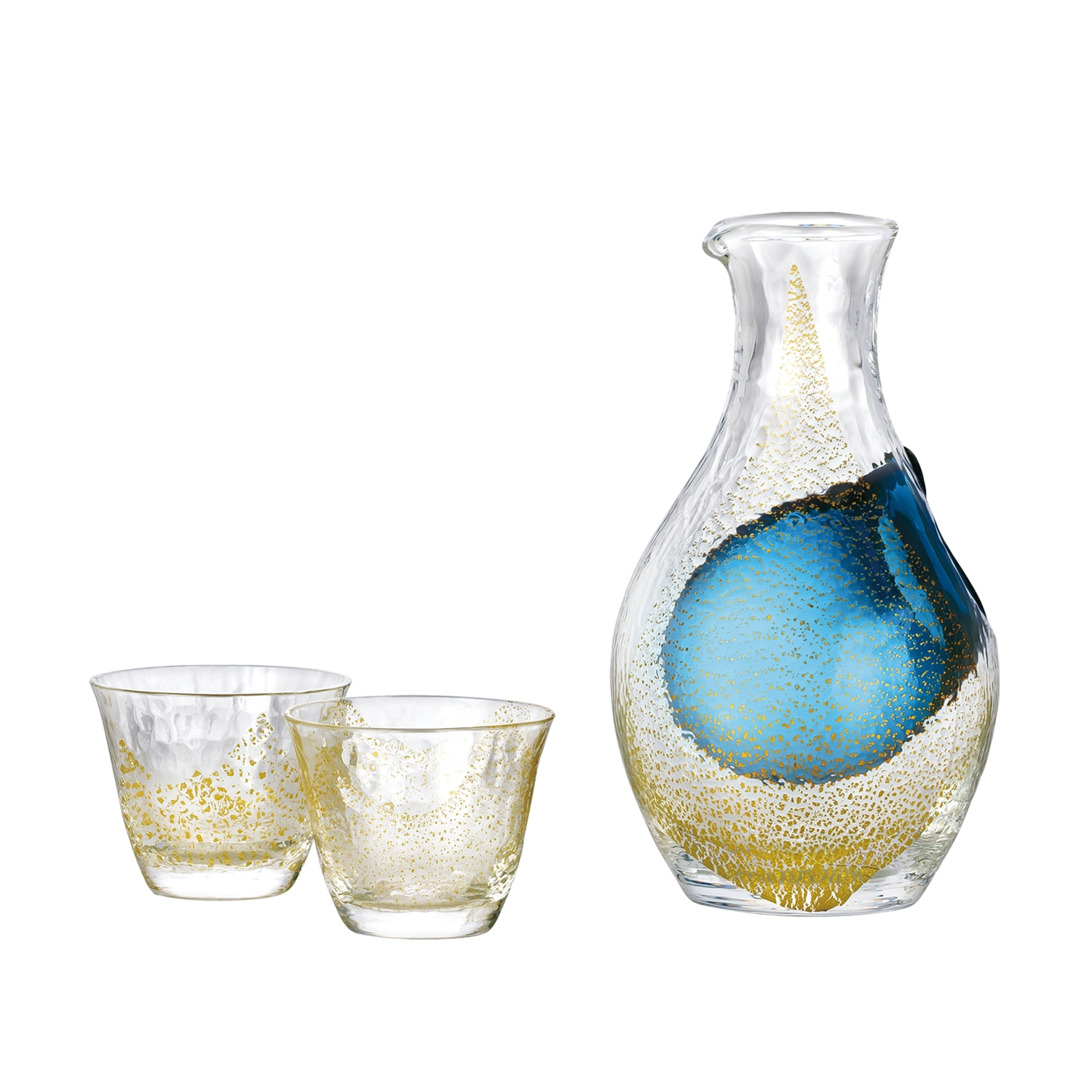 Toyo Sasaki Golden Sapphire Galaxy Cold Sake Set