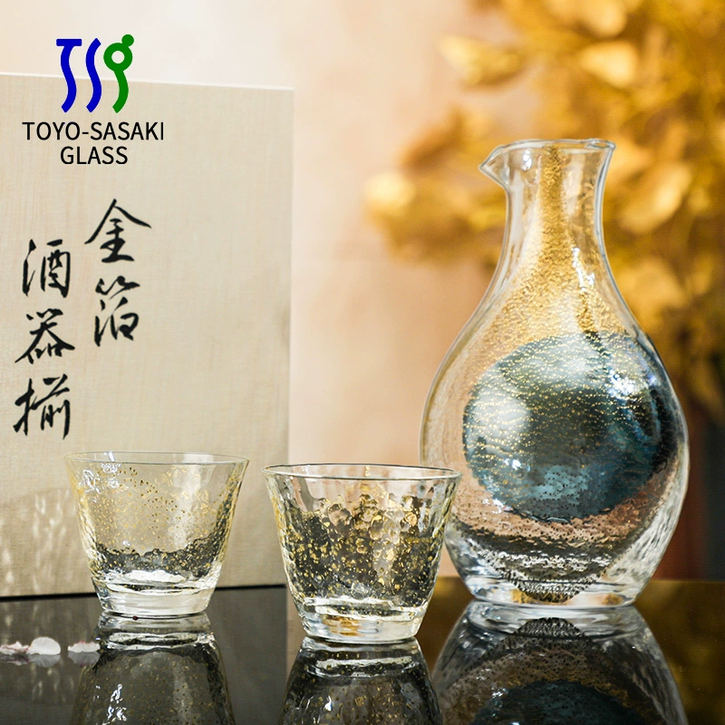 Toyo Sasaki Golden Sapphire Galaxy Cold Sake Set