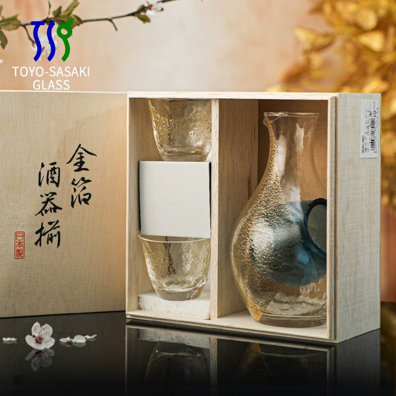 Toyo Sasaki Golden Sapphire Galaxy Cold Sake Set