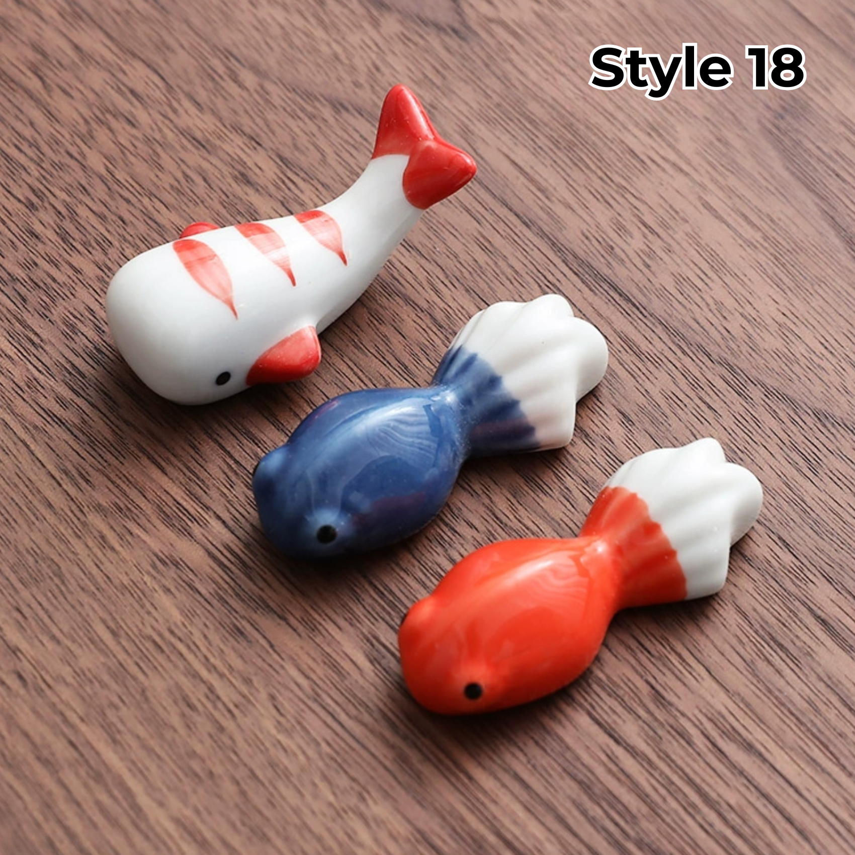 Animal & Fruit Handcrafted Ceramic Chopstick Rests Collection