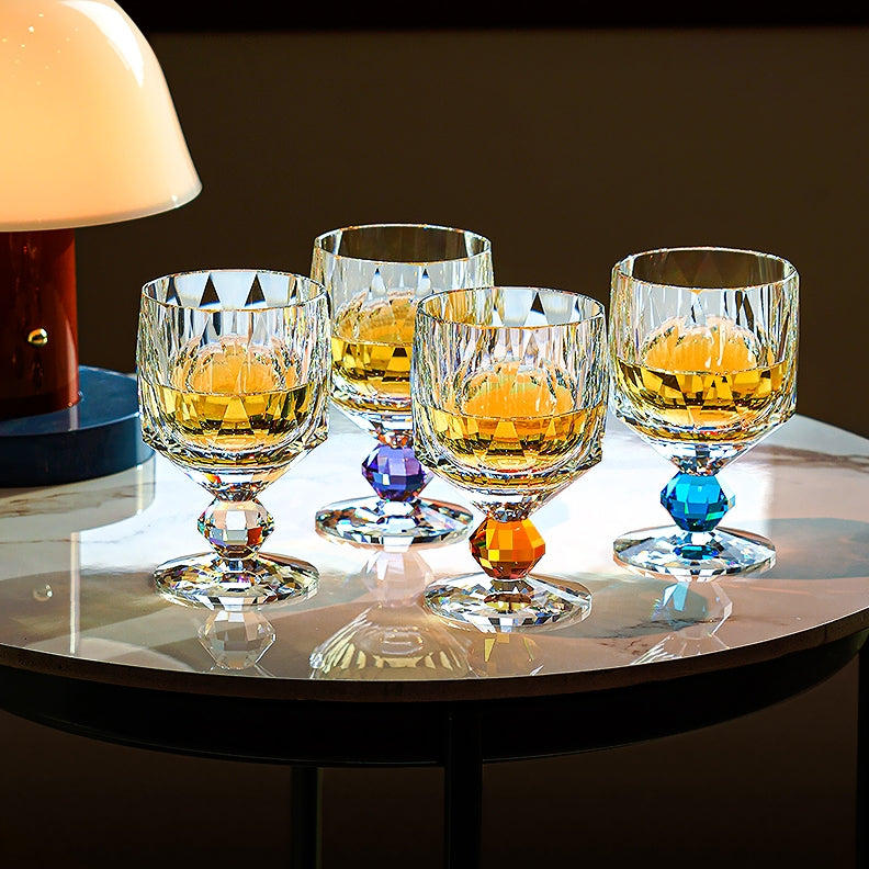 Edo Kiriko Handcrafted Crystal Prism Whisky Glass