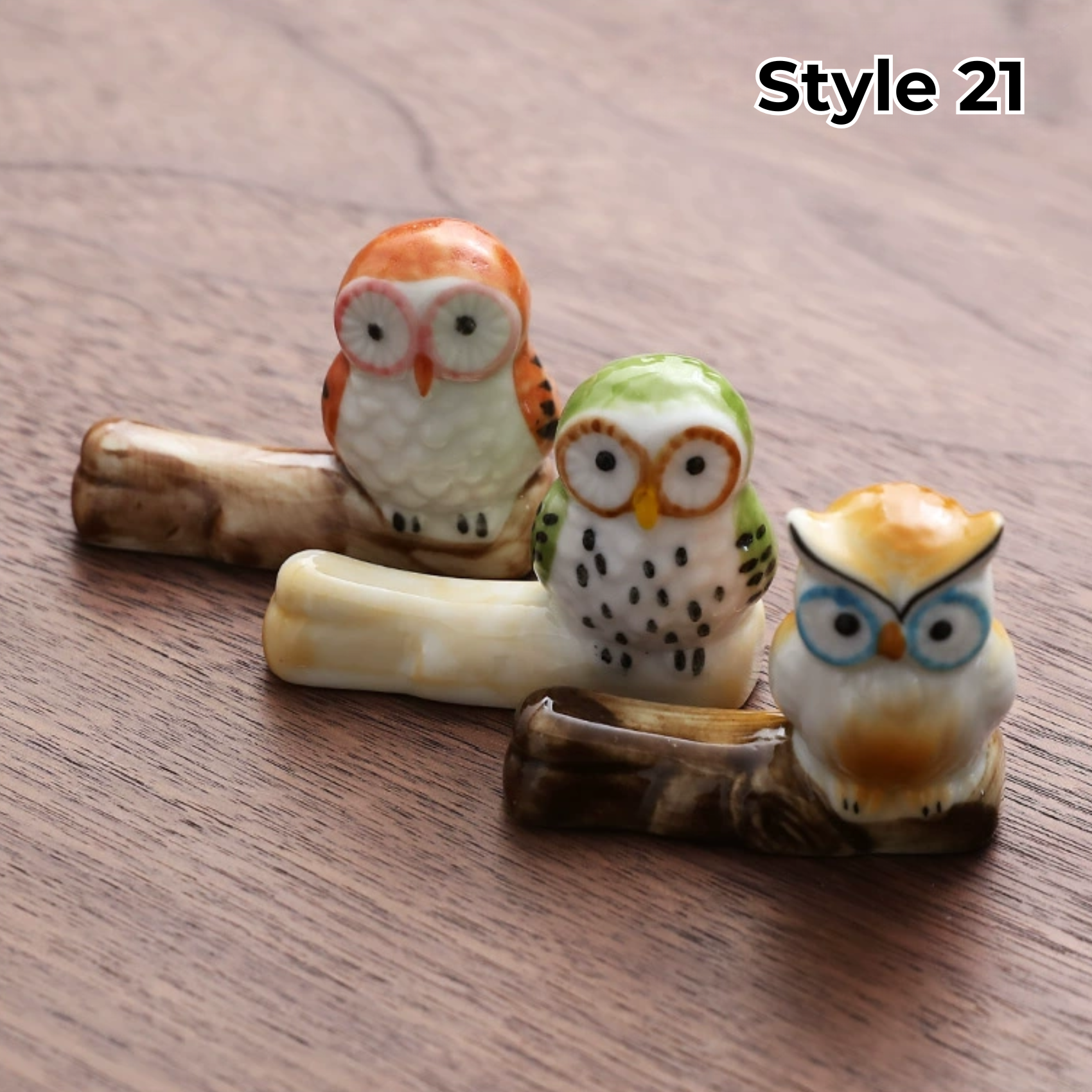 Animal & Fruit Handcrafted Ceramic Chopstick Rests Collection