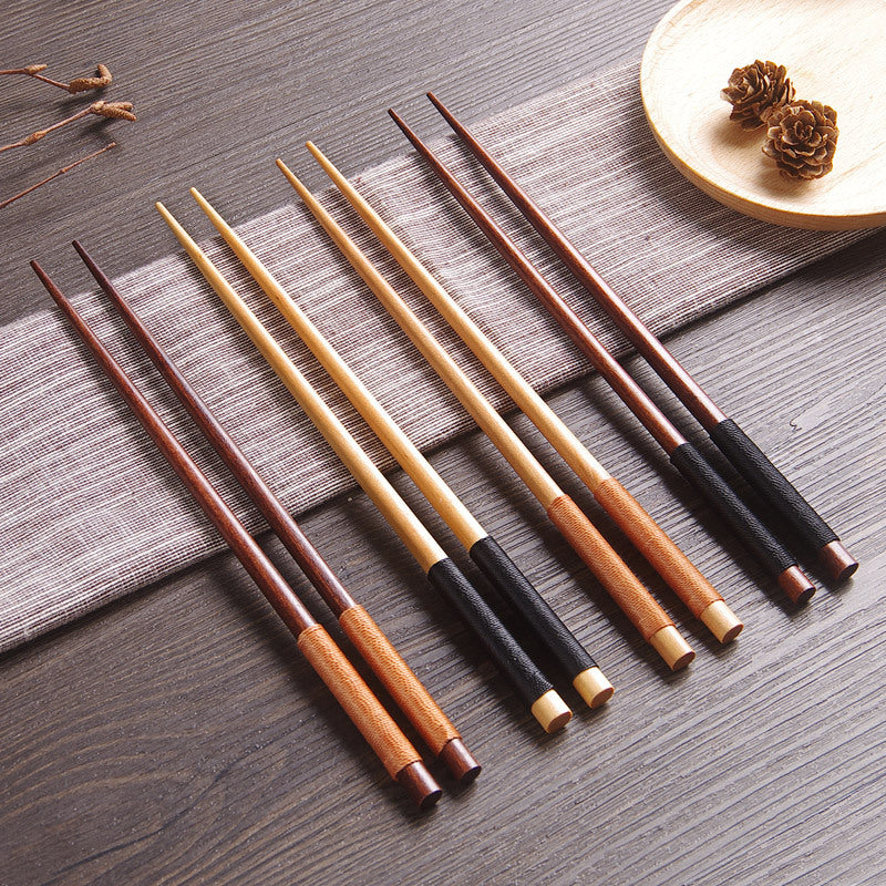 Japanese Handcrafted Wooden Chopsticks with Decorative Thread - MASU