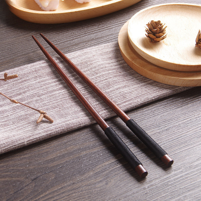 Japanese Handcrafted Wooden Chopsticks with Decorative Thread - MASU