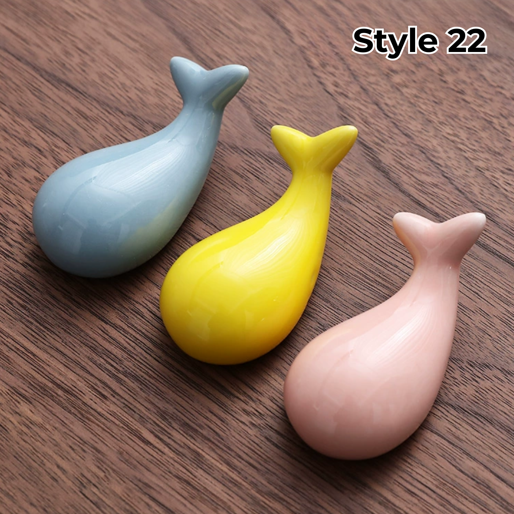 Animal & Fruit Handcrafted Ceramic Chopstick Rests Collection