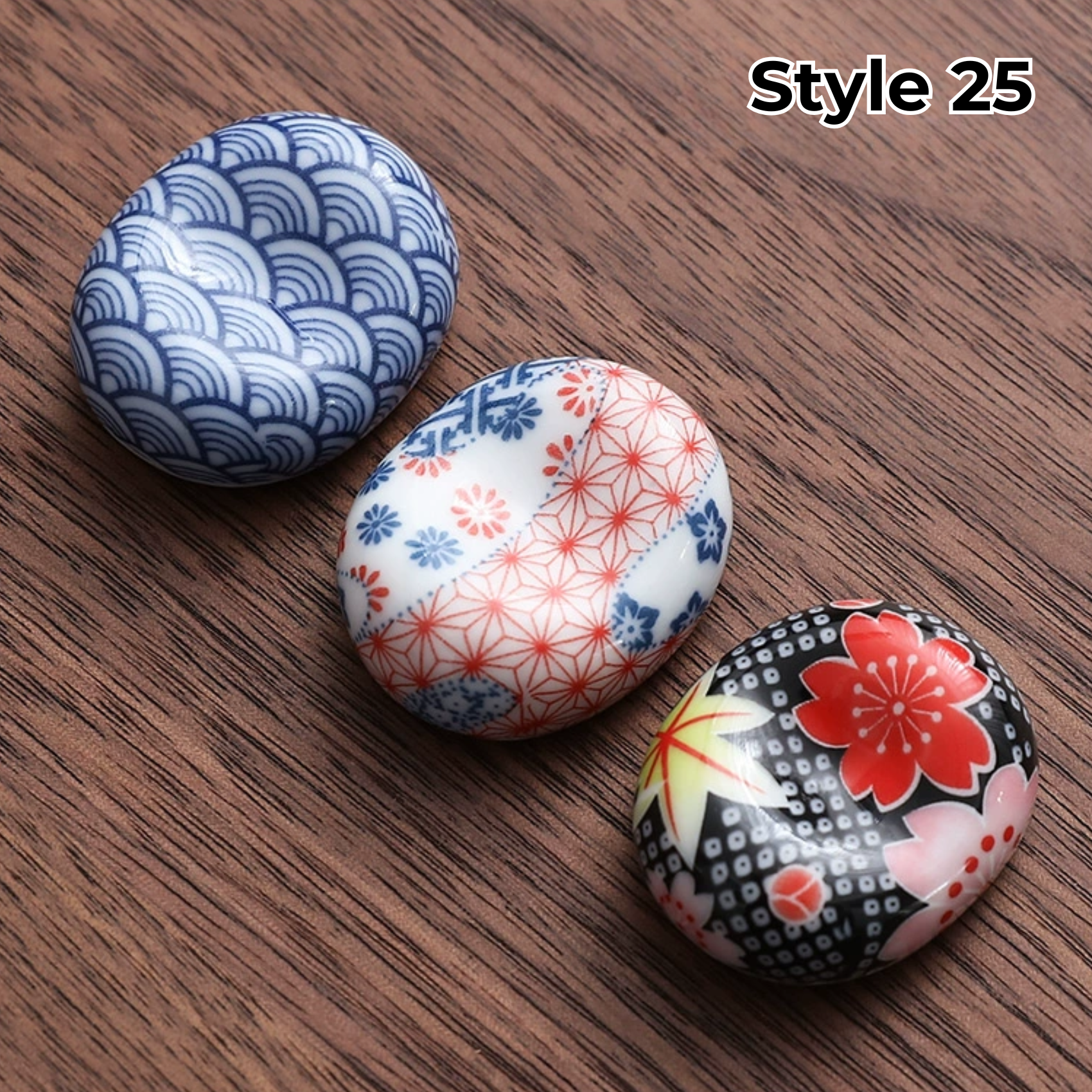 Animal & Fruit Handcrafted Ceramic Chopstick Rests Collection