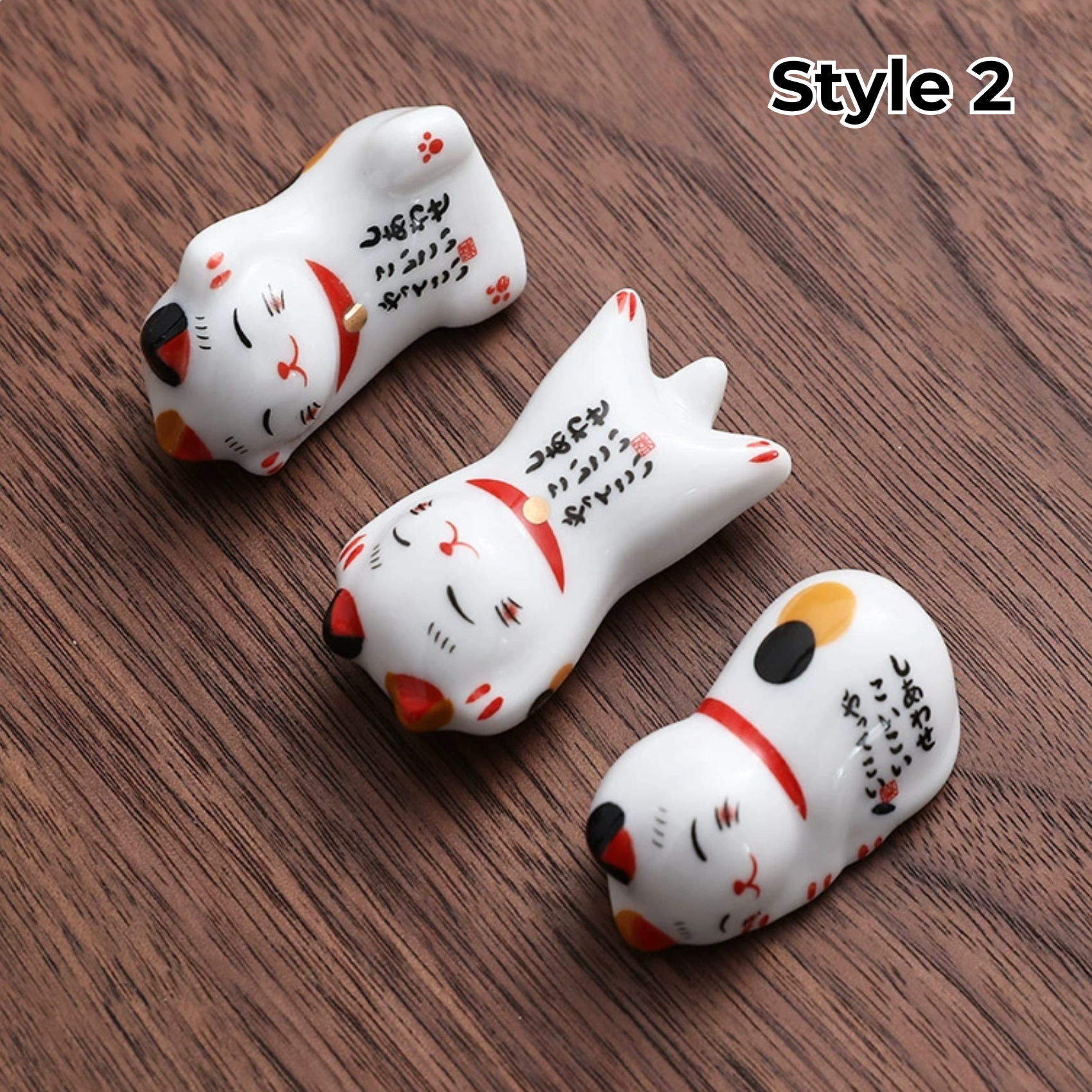 Animal & Fruit Handcrafted Ceramic Chopstick Rests Collection