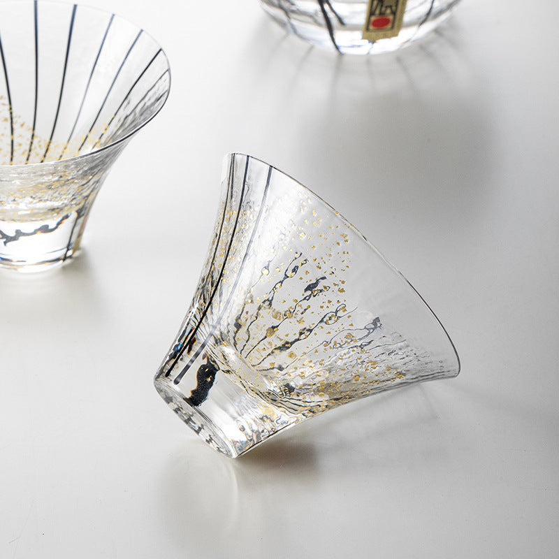 Toyo-Sasaki Kurotama Gold Foil Cold Sake Set