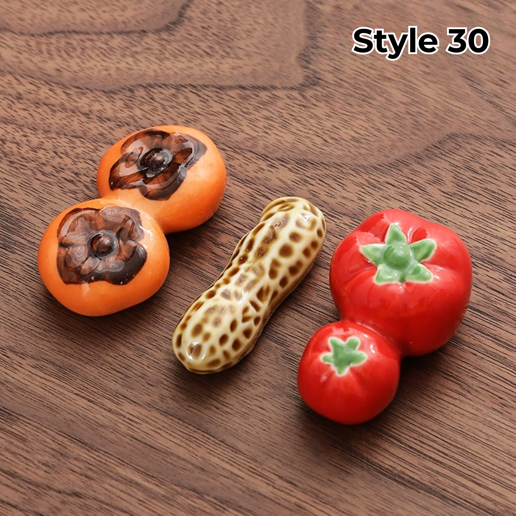 Animal & Fruit Handcrafted Ceramic Chopstick Rests Collection