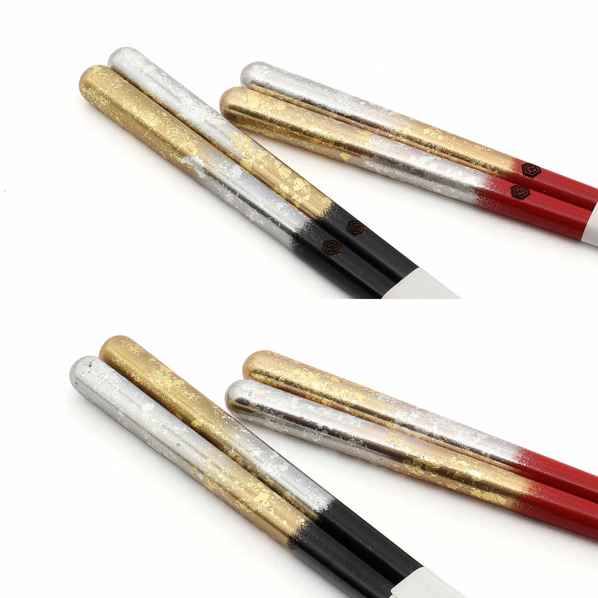 Senkaku Gold and Silver Chopsticks Wedding Gift Set