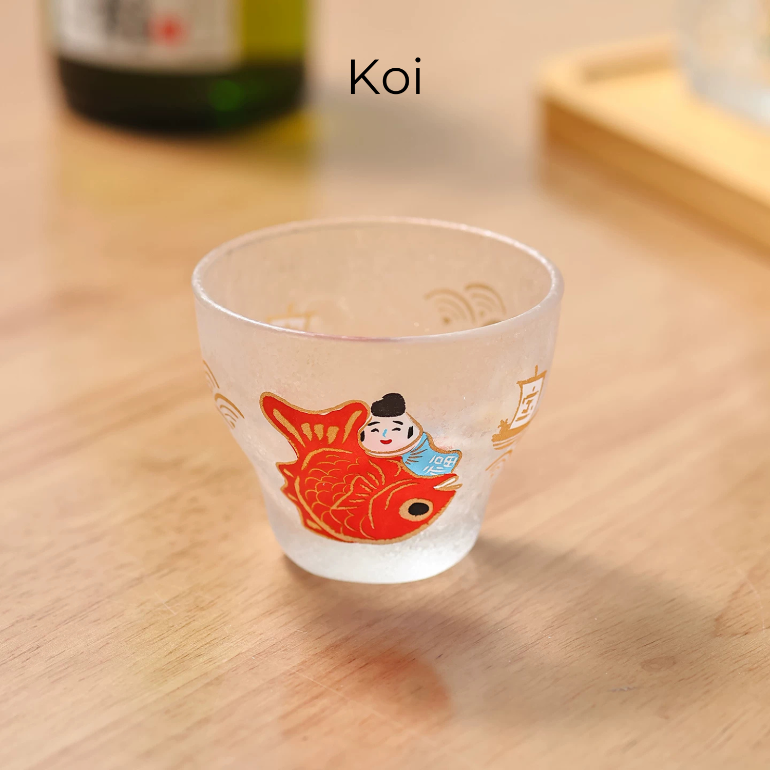 Aderia Eto Fuku Frosted Sake Cup Collection
