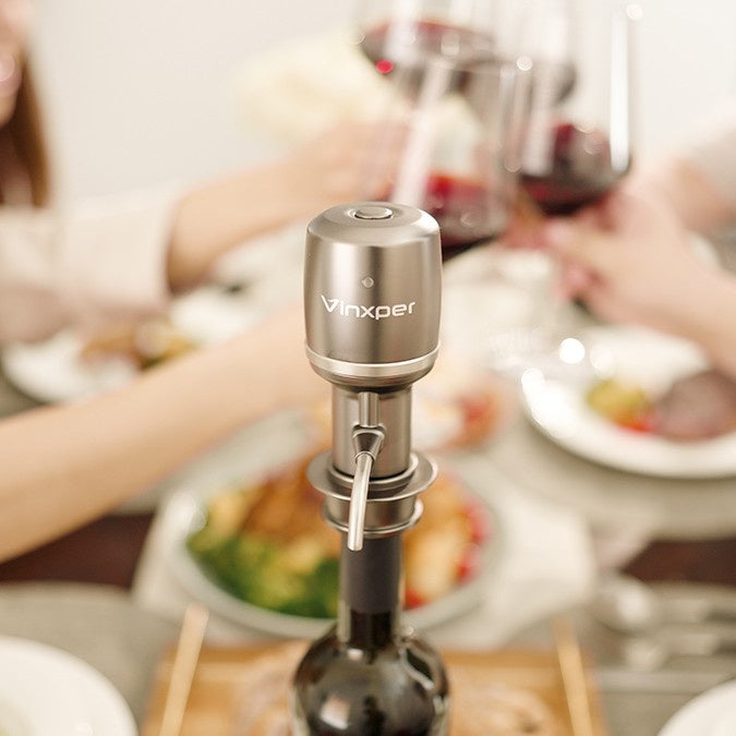 Vinxper VX8 4th Gen Precision Adjustable Electric Wine Aerator