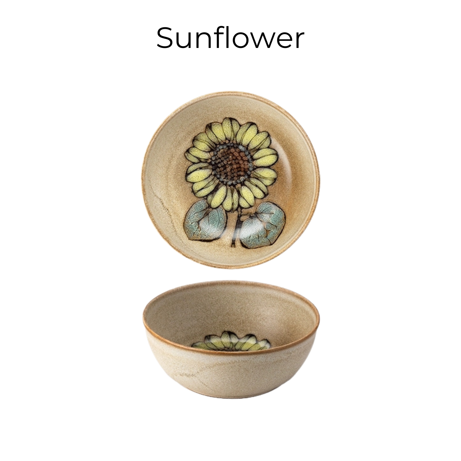 Nunobiki Yaki Handcrafted Floral Bowl Collection