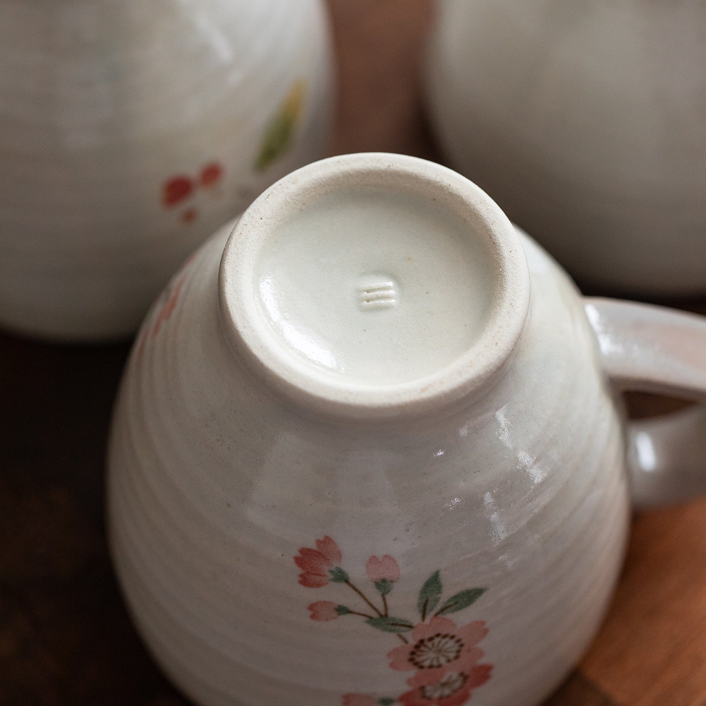 Hatsuichi Mino Ware Kiyohana Ceramic Mug Collection