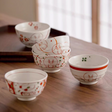 Mino Ware Fuka Rabbit Ceramic Bowl Set of Five - MASU