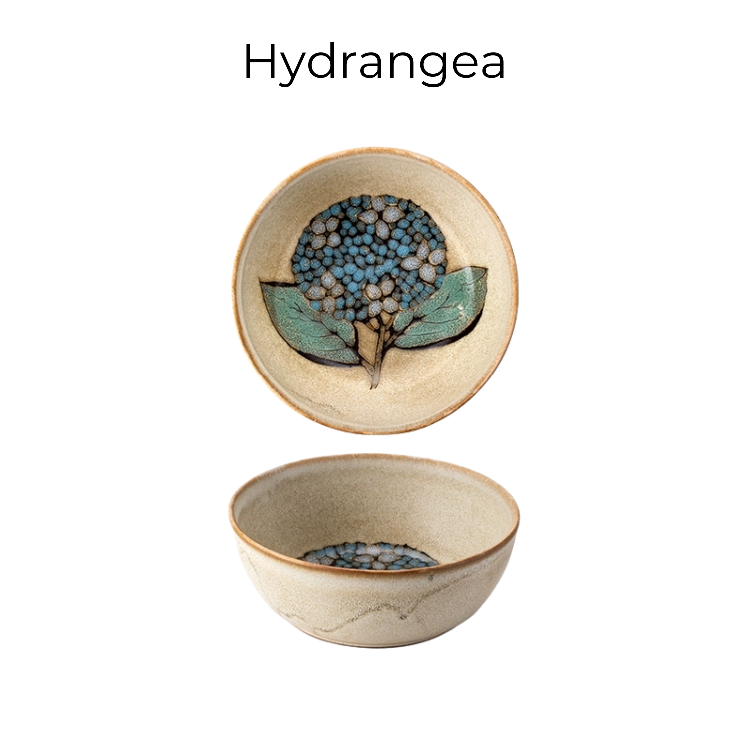 Nunobiki Yaki Handcrafted Floral Bowl Collection