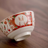 Mino Ware Fuka Rabbit Ceramic Bowl Set of Five - MASU