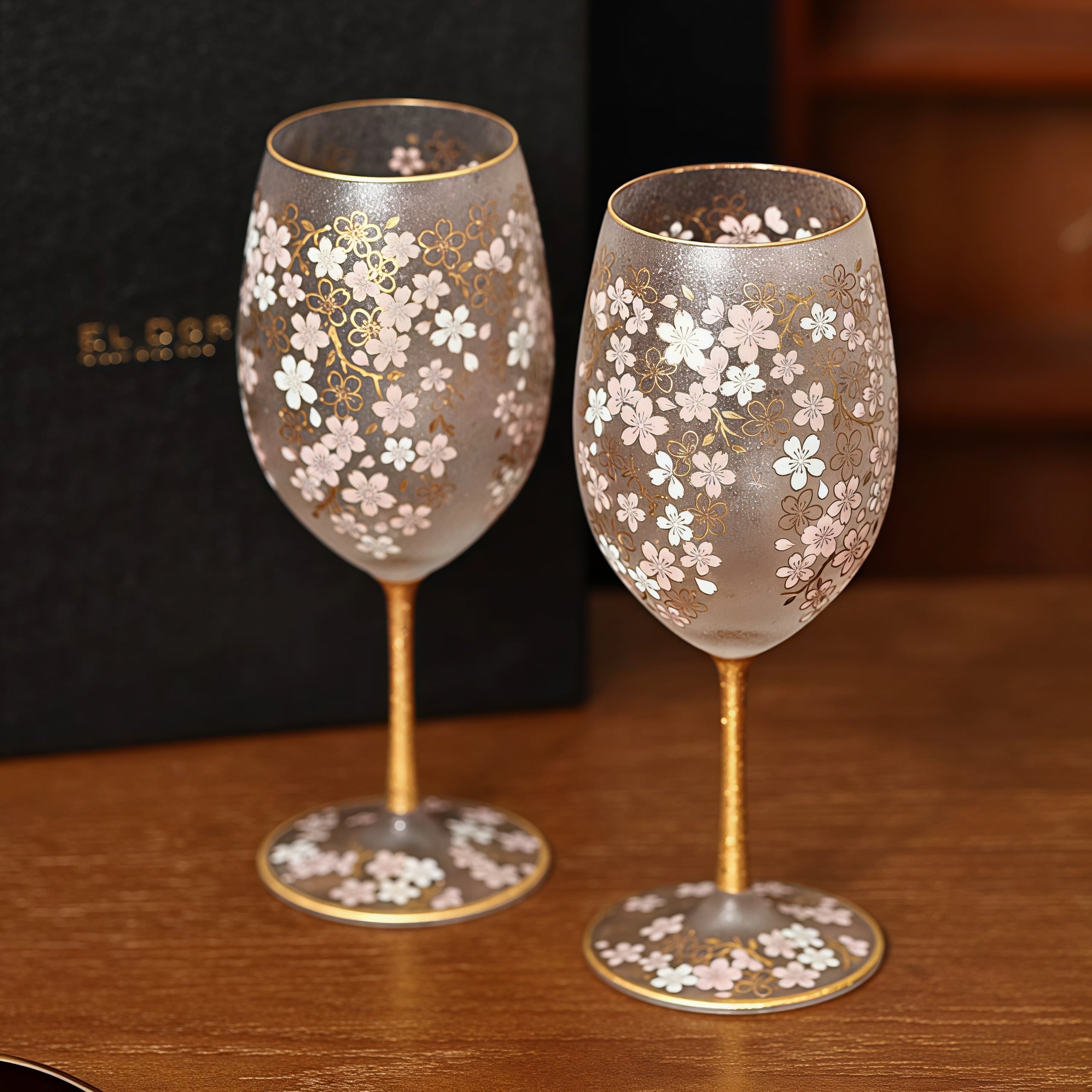Aderia Sakura Kinpaku Glass Collection